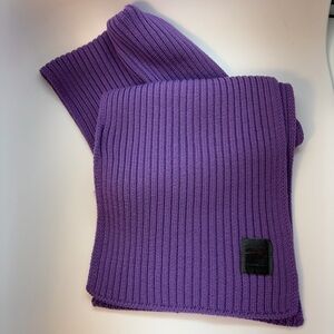Versace Purple Knit Scaf